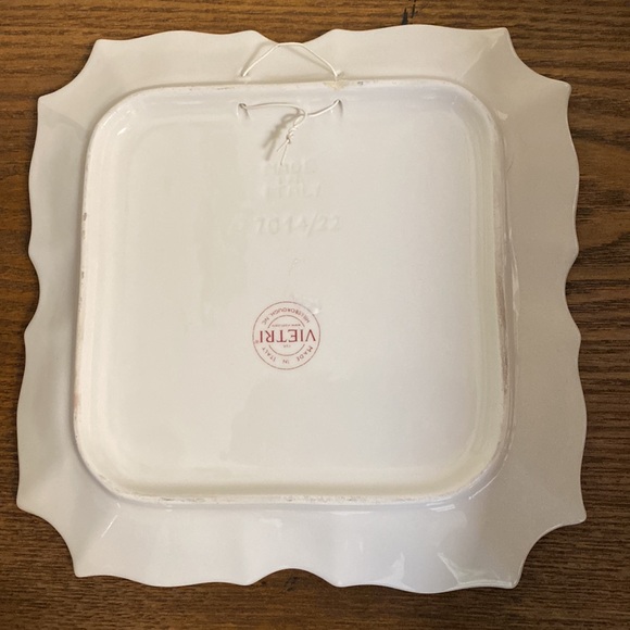 Vietri made in Italy Wall Plate Yellow Pepper - Picture 3 of 4